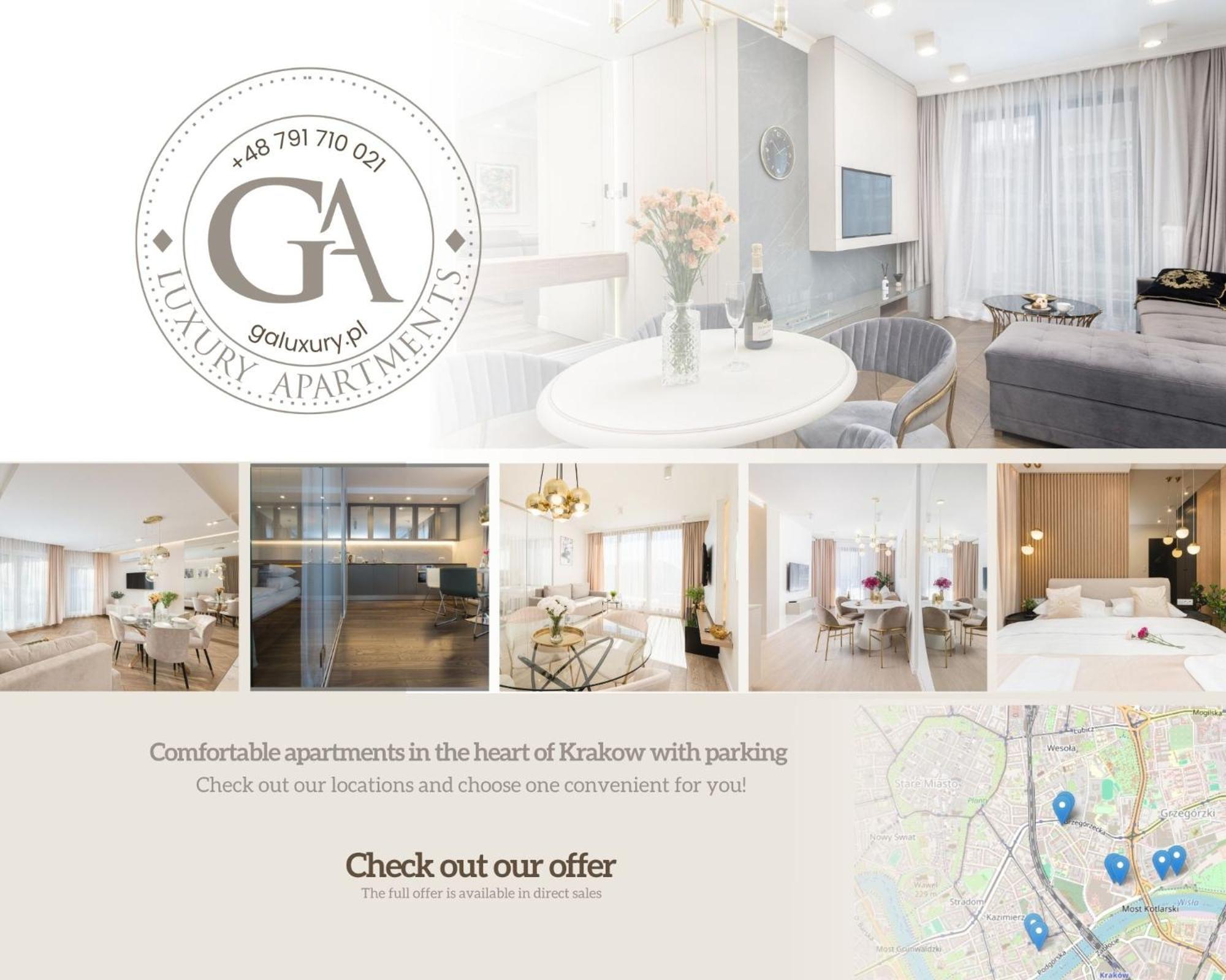Ga Luxury Apartments W21 Краков Экстерьер фото
